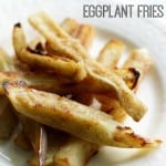 An addictive way to eat eggplant! Crispy, tasty eggplant fries made vegan and gluten free.