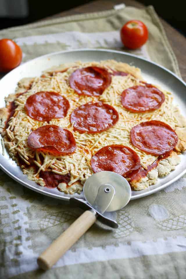 Pepperoni Pizza - Gluten Free, Dairy Free and Egg Free.