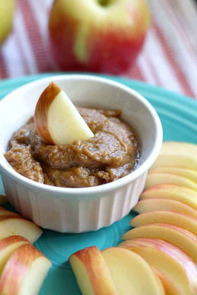 dairy free vegan peanut butter apple dip recipe