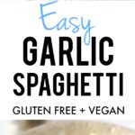 easy garlic spaghetti