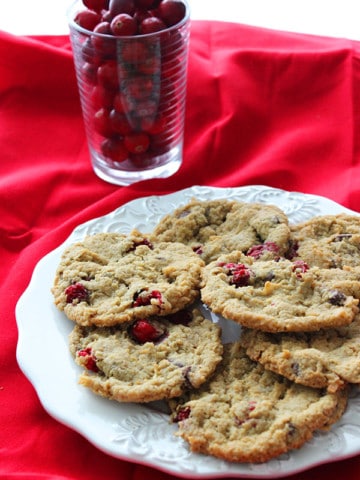 Gluten free cranberry chocolate chip cookie recipe