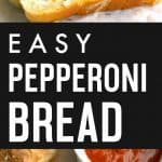 Easy, cheesy, DELICIOUS pepperoni bread!