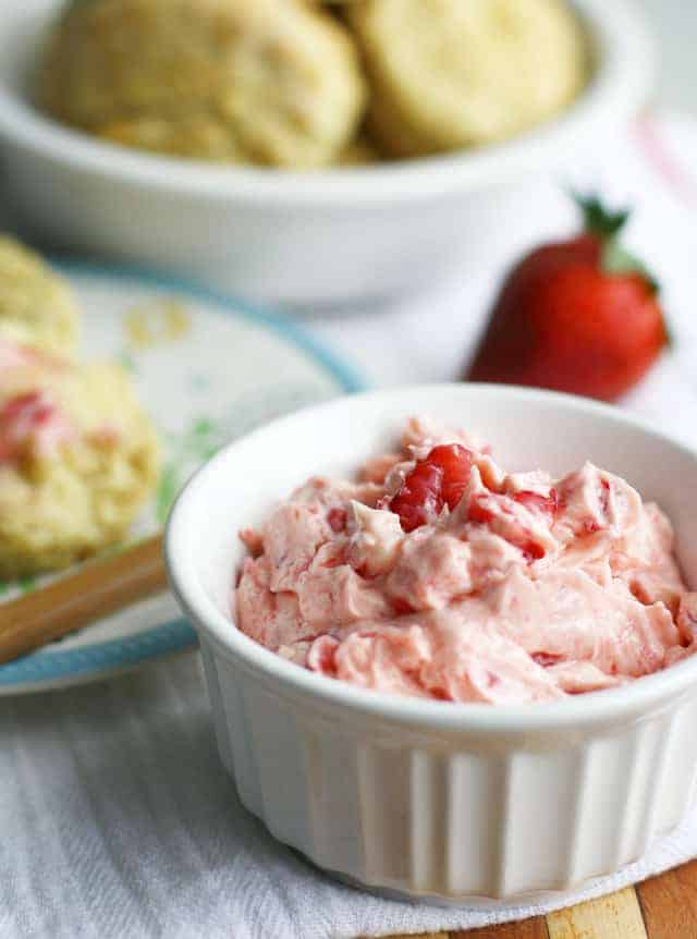 whipped strawberry butter