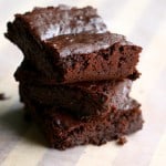 These black bean brownies are super rich and decadent, and best of all, they're gluten free and vegan!