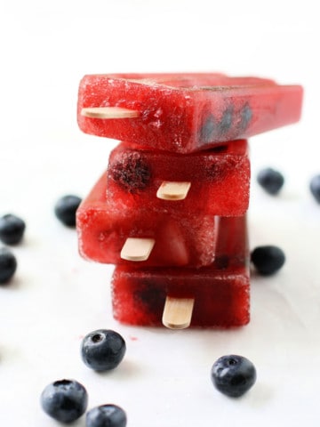 stack of tea popsicles