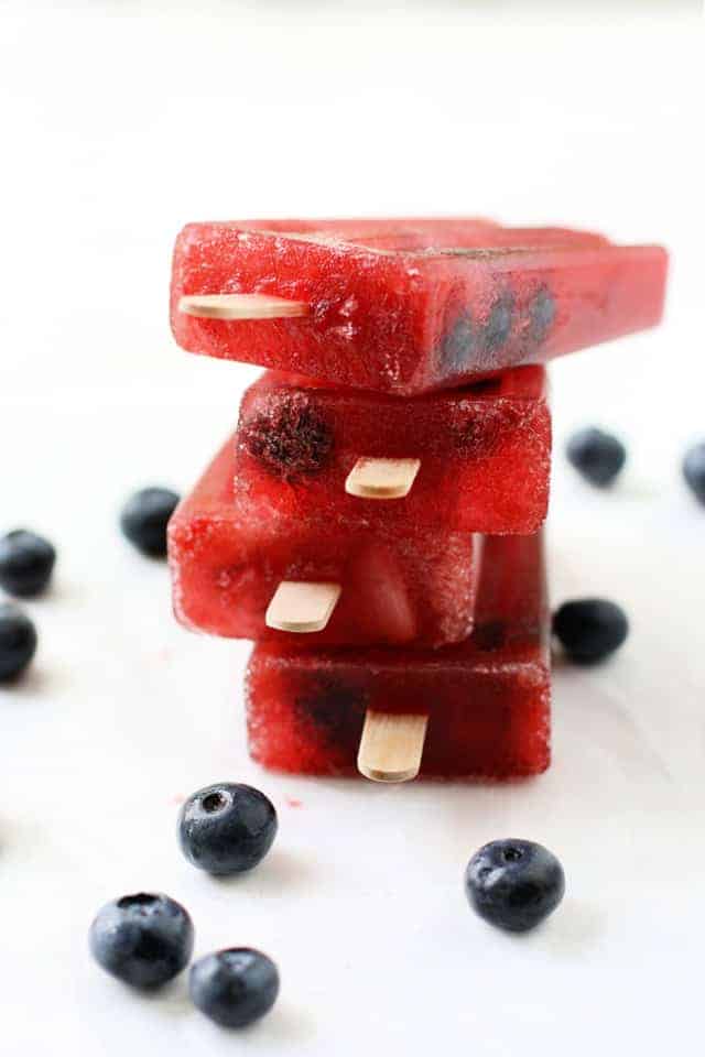 stack of tea popsicles