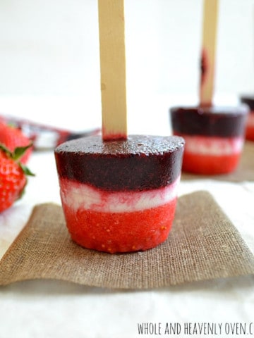 Pretty Patriotic Popsicles - delicious and colorful!
