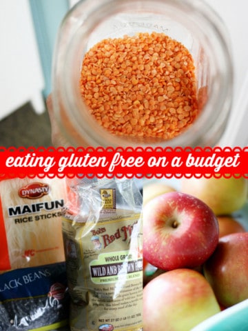 Eating gluten free food on a budget - tips and tricks for finding gluten free foods at a great price!