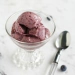 3 ingredient Tasty and Healthy blueberry banana ice cream recipe - no ice cream maker required!