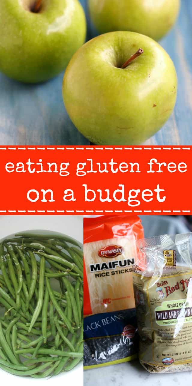Eating a gluten free diet does NOT have to break the bank! Tips and tricks to save money while eating gluten free. #glutenfree