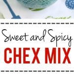 Sweet and spicy chex mix - people always BEG me for this recipe! So good!