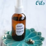 Make your own mood boosting perfume with essential oils. #essentialoils