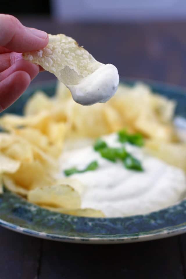 creamy dairy free chip dip recipe