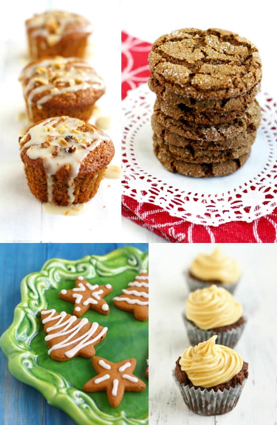 Orange glazed muffins, molasses cookies, iced gingerbread, and chocolate cupcakes topped with spiced buttercream - these are all recipes available in Vegan Holiday Treats!