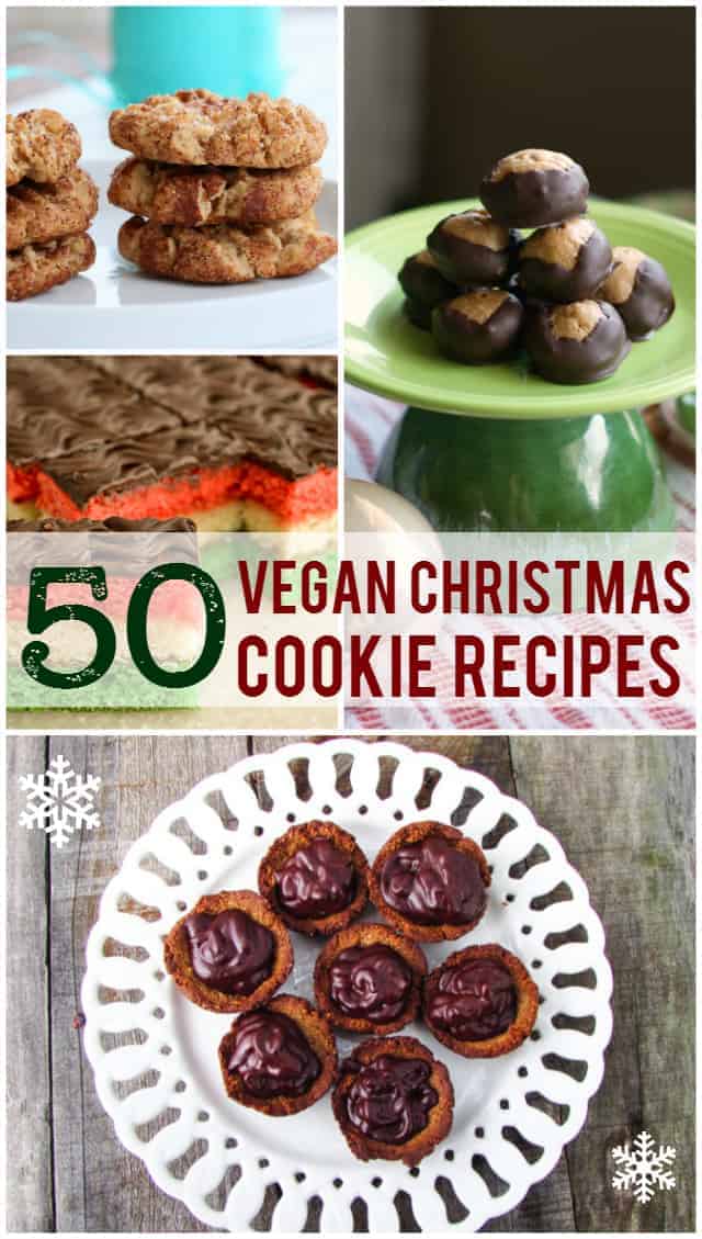 different types of vegan cookies