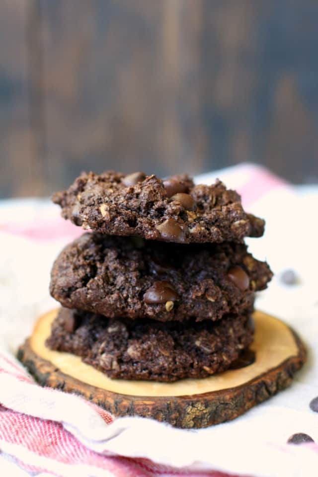 vegan gluten free chocolate coconut oatmeal cookie recipe