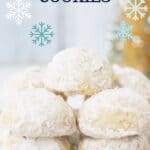 dairy free snowball cookies
