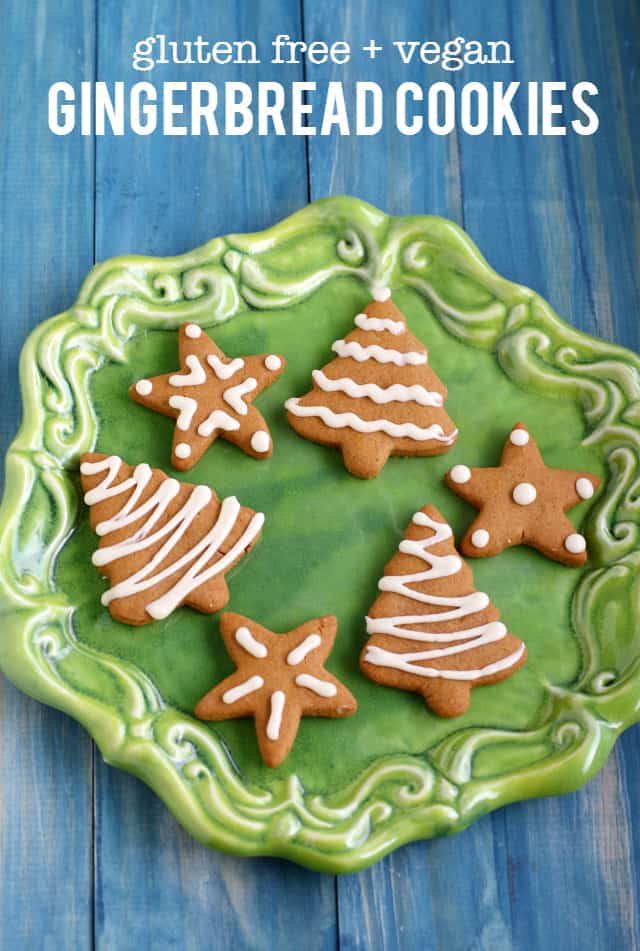 An old fashioned holiday treat - these iced gingerbread cookies are perfect for your cookie party! #sponsored