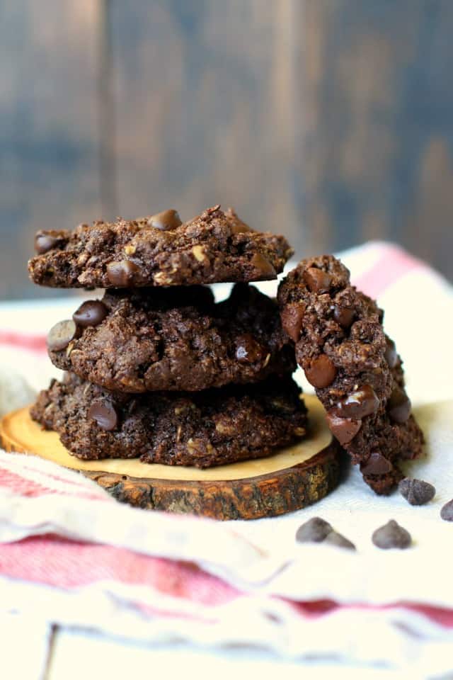double chocolate coconut oatmeal cookie recipe