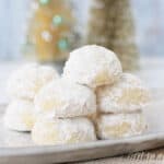 vegan snowball cookies