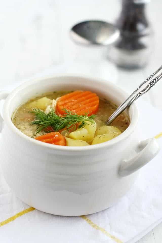 chicken and potato soup