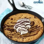 A gluten free deep dish chocolate chip cookie is a great treat to share with your friends!