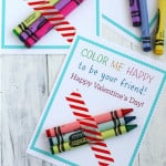 These cute Color Me Happy valentines are so easy to make and so fun! Find the free printable on theprettybee.com #printable