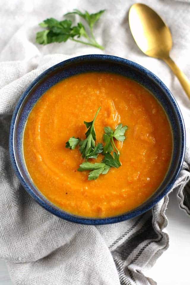 creamy cauliflower carrot soup