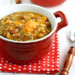 Sweet potato crockpot soup