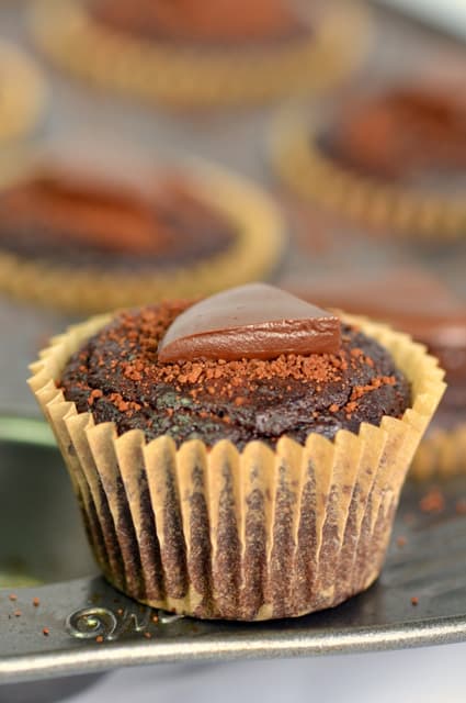 chocolate avocado cupcakes