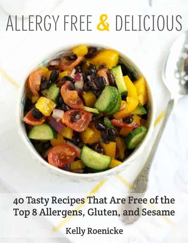 Allergy Free and Delicious - a new ebook with 40 recipes that are free of the top 8 allergens and sesame and gluten.