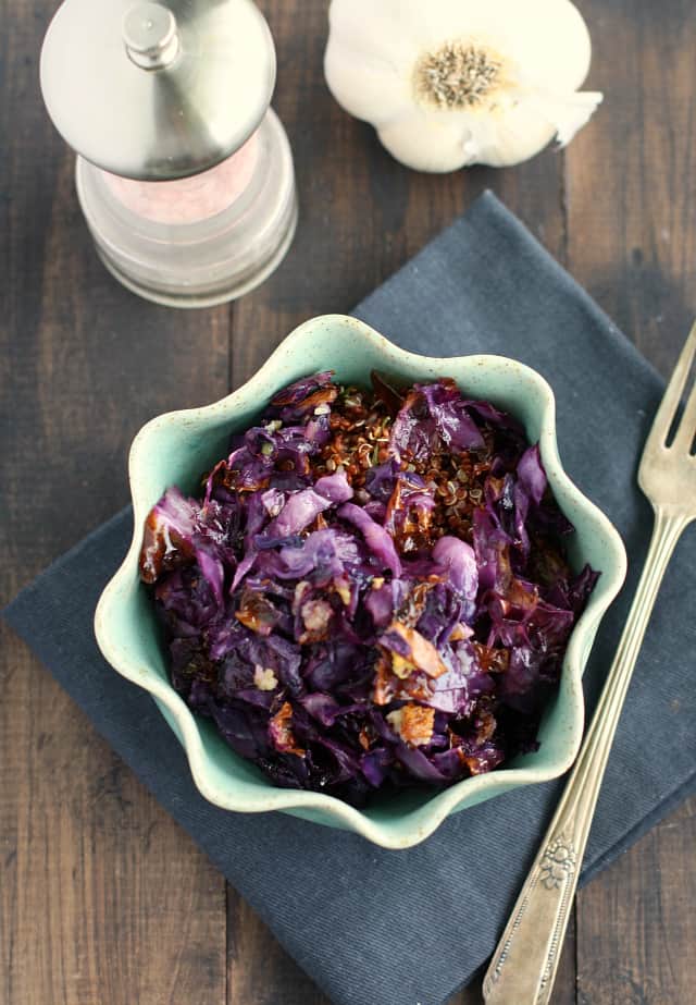 quinoa and roasted red cabbage recipe