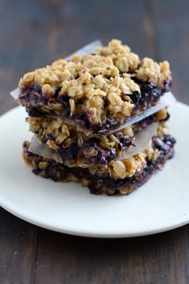 vegan blueberry crumble bar recipe