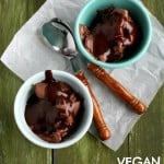 Next time you're in the mood for a sundae, try this hot fudge sauce! SO rich and decadent, it's a real treat! #vegan