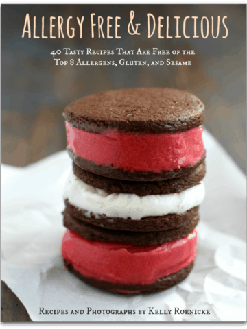 Allergy Free and Delicious is an ecookbook filled with 40 tasty recipes that are free of the top 8 allergens! #glutenfree #dairyfree #eggfree
