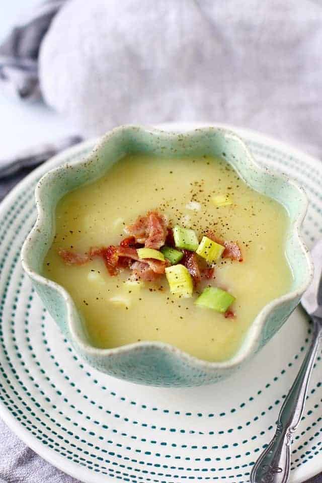 easy potato leek soup