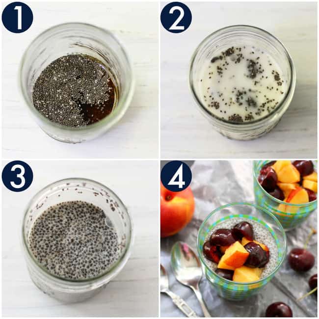how to make vegan chia seed pudding