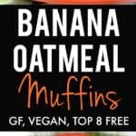 banana oatmeal muffin recipe