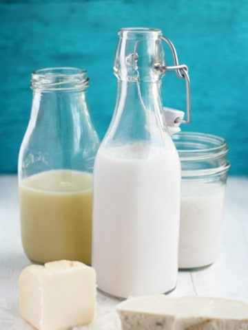 A handy guide to dairy substitutions from theprettybee.com