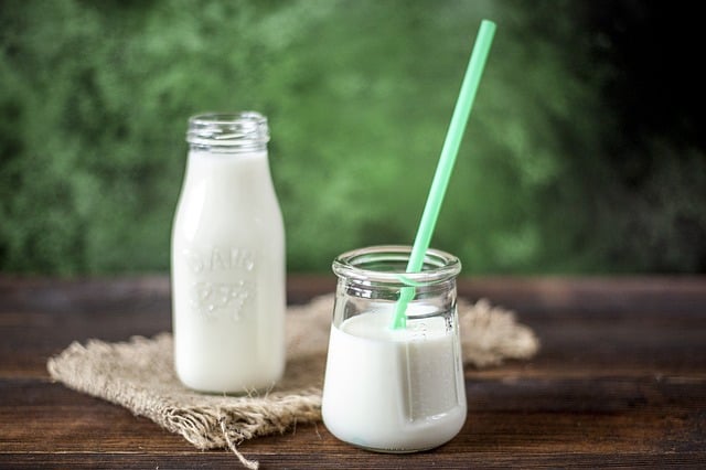 dairy free milk in bottles
