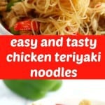 chicken teriyaki noodles
