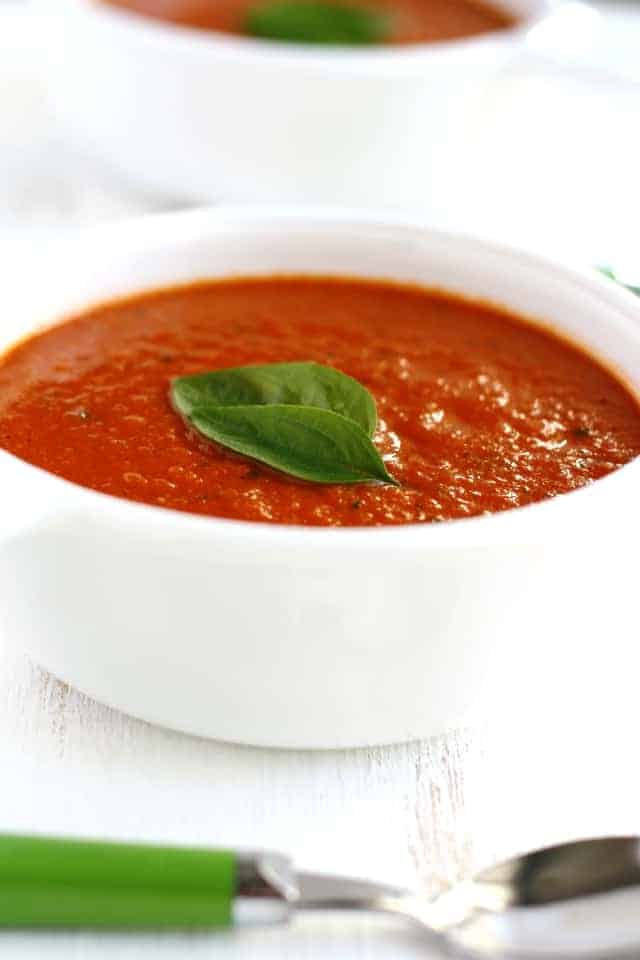 dairy free tomato basil soup