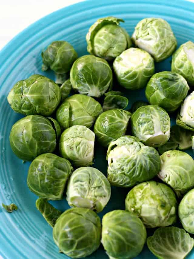 brussels sprouts on plate
