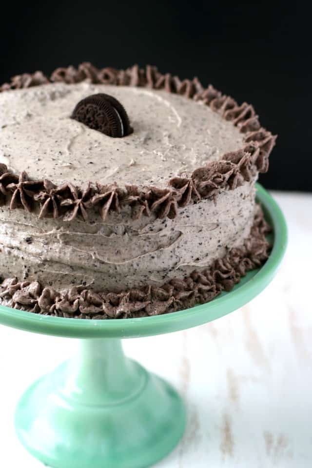 A truly special cake for a birthday...this gluten free and vegan cookies and cream cake is absolutely mouth watering!