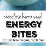 These energy bites are packed with heart healthy hemp hearts and pumpkin seeds! Delicious and nutritious.