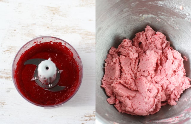 Make naturally pink cookie dough for Valentine's Day with beets!