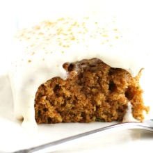 spiced zucchini cake with dairy free icing