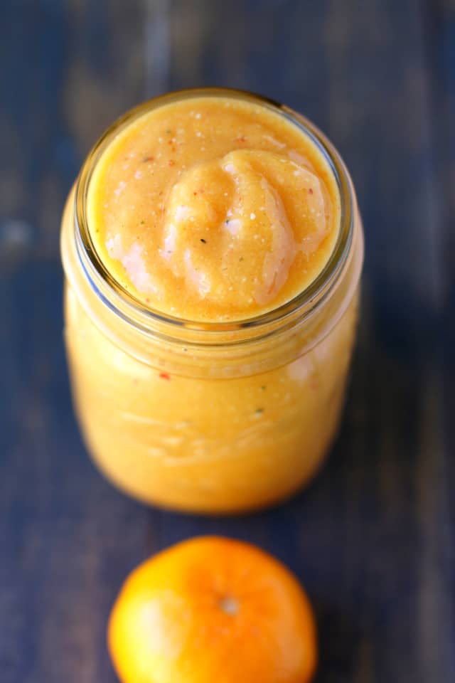 A healthy and tasty citrus mango smoothie that's full of vitamins A and C, plus lots of fiber and antioxidants!