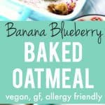 A hearty baked oatmeal recipe that the whole family will enjoy! This can be assembled the night before - just pop it into the oven in the morning!