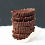 stack of homemade chocolate candy